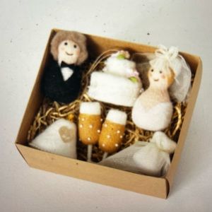 Felt Wedding Ornament Set by Sullivans